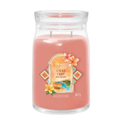 Yankee Candle® Capri Glow Signature nagy üveggyertya