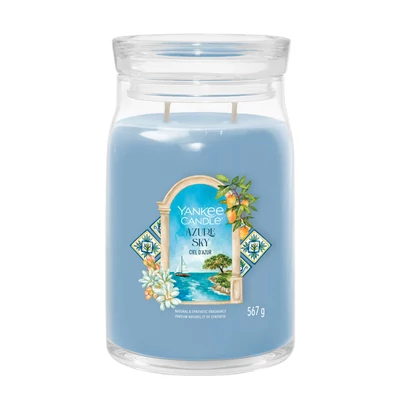 Yankee Candle® Azure Sky Signature nagy üveggyertya