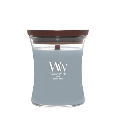 WoodWick® Terra Haze közepes üveggyertya