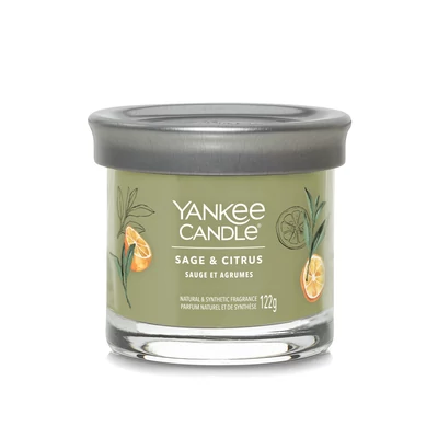 Yankee Candle® Sage & Citrus Signature kis poharas gyertya 122 g