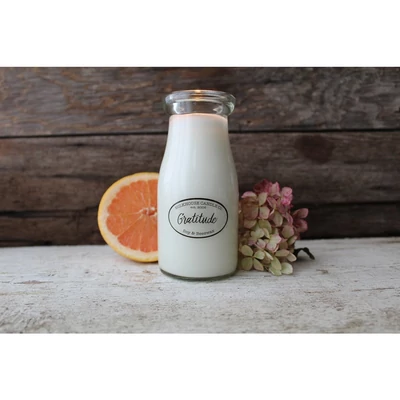 Milkhouse Candle® Gratitude Creamery Milkbottle üveggyertya