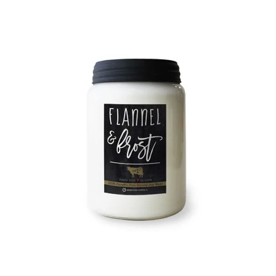 Milkhouse Candle® Flannel & Frost Farmhouse nagy üveggyertya