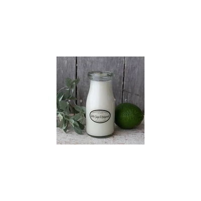 Milkhouse Candle® White Sage & Bergamot Creamery Milkbottle üveggyertya
