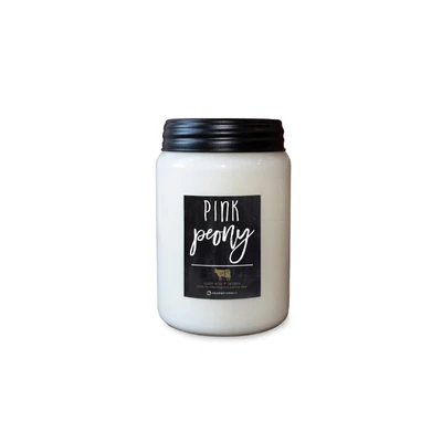 Milkhouse Candle® Pink Peony Farmhouse nagy üveggyertya