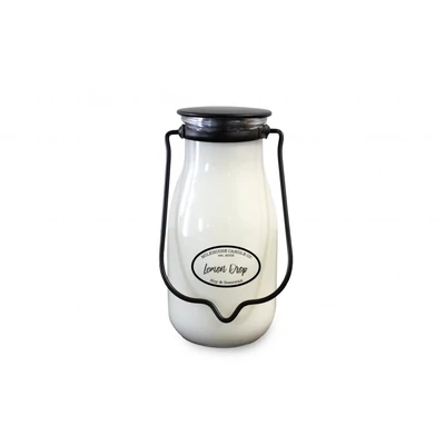 Milkhouse Candle® Lemon Drop Milkbottle Pint üveggyertya