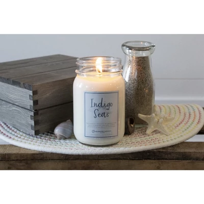 Milkhouse Candle® Indigo Seas Farmhouse közepes üveggyertya