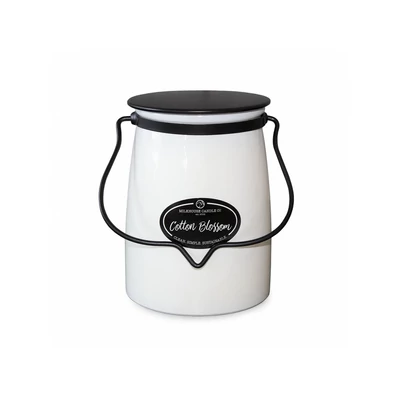 Milkhouse Candle® Cotton Blossom Creamery Glow nagy üveggyertya