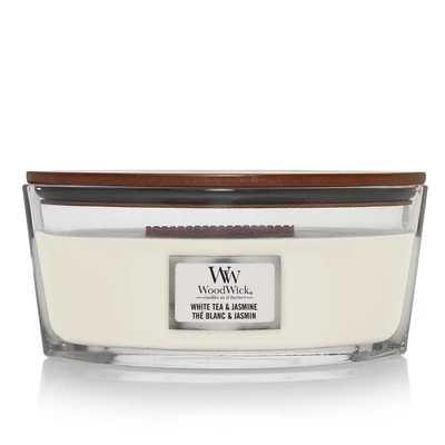WoodWick® White Tea &amp; Jasmine hajógyertya