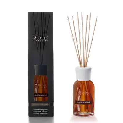 Millefiori Milano® Vanilla & Wood 250 ml diffúzor