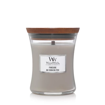 WoodWick® Fireside közepes üveggyertya