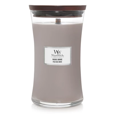 WoodWick® Wood Smoke nagy üveggyertya