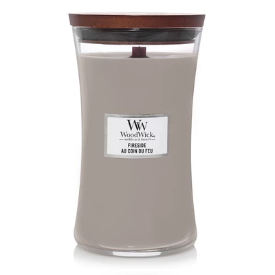 WoodWick® Fireside nagy üveggyertya