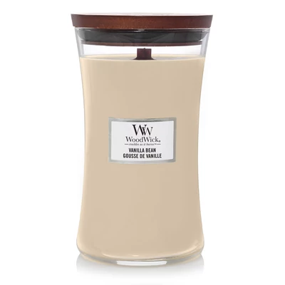 WoodWick® Vanilla Bean nagy üveggyertya