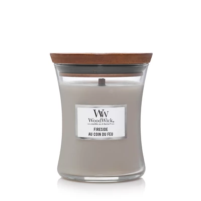 WoodWick® Fireside kis üveggyertya