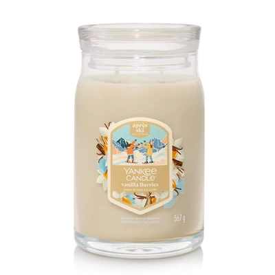 Yankee Candle® Vanilla Flurries Signature nagy üveggyertya 567 g