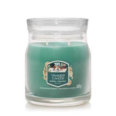 Yankee Candle® Holiday Winterfest Signature közepes üveggyertya 368 g