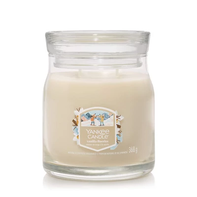 Yankee Candle® Vanilla Flurries Signature közepes üveggyertya 368 g