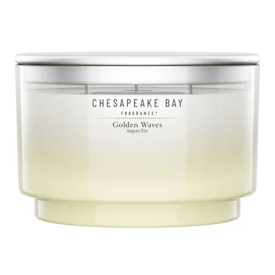 Chesapeake Bay Candle Golden Waves nagy 3-kanócos üveggyertya 411 g