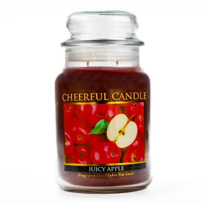Cheerful Candle® Juicy Apple nagy üveggyertya 680 g