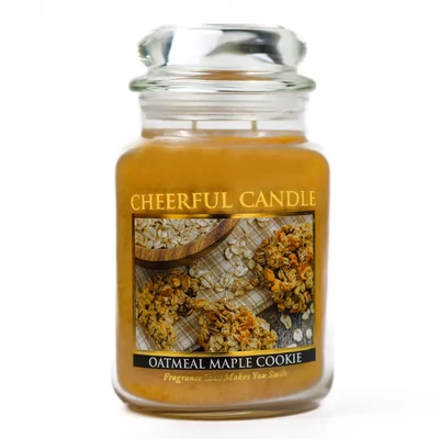 Cheerful Candle® Cheerful Candle® Oatmeal maple Cookie nagy üveggyertya 680 g