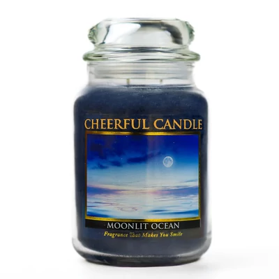 Cheerful Candle® Moonlit Ocean nagy üveggyertya 680 g