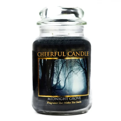 Cheerful Candle® Cheerful Candle® Midnight Grove nagy üveggyertya 680 g