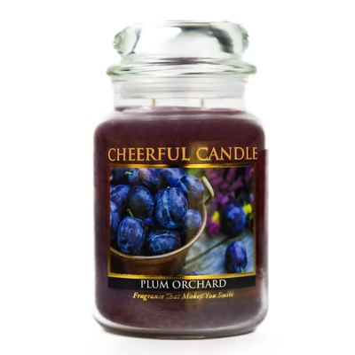 Cheerful Candle® Cheerful Candle® Plum Orchard nagy üveggyertya 680 g
