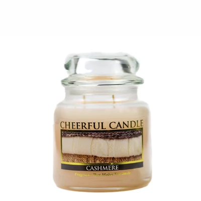 Cheerful Candle® Cashmere közepes üveggyertya 454 g