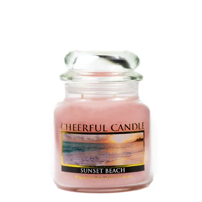 Cheerful Candle® Cheerful Candle® Sunset Beach közepes üveggyertya 454 g