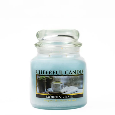 Cheerful Candle® Cheerful Candle® Morning Rain közepes üveggyertya 454 g