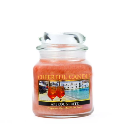 Cheerful Candle® Aperol Spritz közepes üveggyertya 454 g