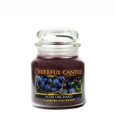 Cheerful Candle® Cheerful Candle® Plum Orchard közepes üveggyertya 454 g