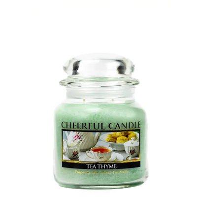 Cheerful Candle® Tea Thyme közepes üveggyertya 454 g