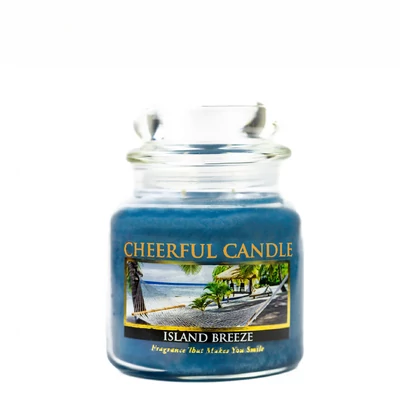 Cheerful Candle® Cheerful Candle® Island Breeze közepes üveggyertya 454 g