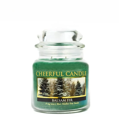 Cheerful Candle® Balsam Fir közepes üveggyertya 454 g