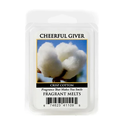 Cheerful Candle® Crisp Cotton mini viasz