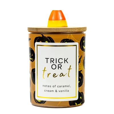 Cheerful Candle® Seasonal Trick or Treat közepes gyertya 283 g