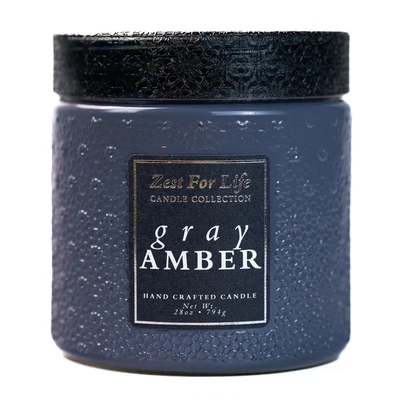 Cheerful Candle® Zest for Life Gray Amber nagy gyertya 794 g