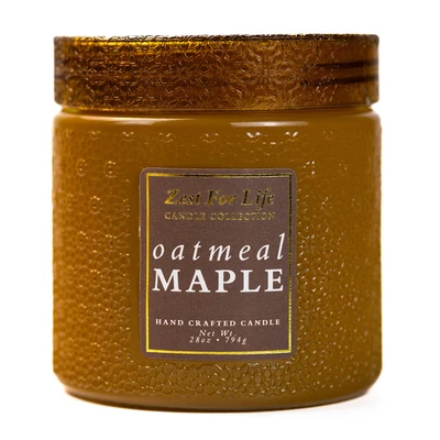 Cheerful Candle® Zest for Life Oatmeal Maple nagy gyertya 794 g