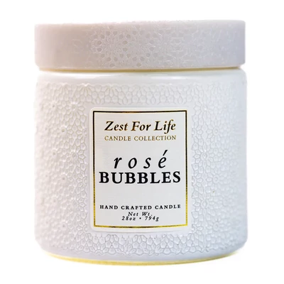 Cheerful Candle® Zest for Life Rosé Bubbles nagy gyertya 794 g