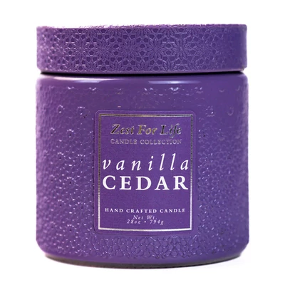 Cheerful Candle® Zest for Life Vanilla Cedar nagy gyertya 794 g