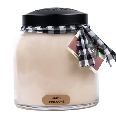 Keepers of the Light® White Pinecone nagy üveggyertya 964 g