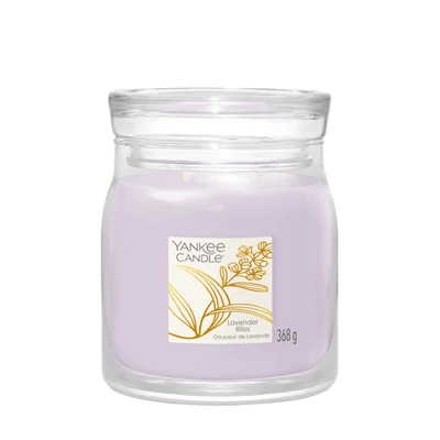 Yankee Candle® Lavender Bliss Signature közepes üveggyertya 368 g