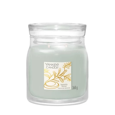 Yankee Candle® Serenity Stone Signature közepes üveggyertya 368 g