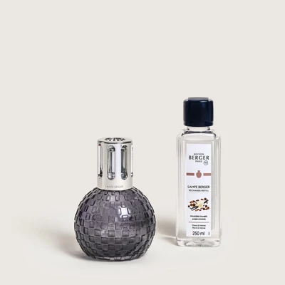 Maison Berger Paris Disco Grey - Amber Powder katalitikus lámpa szett