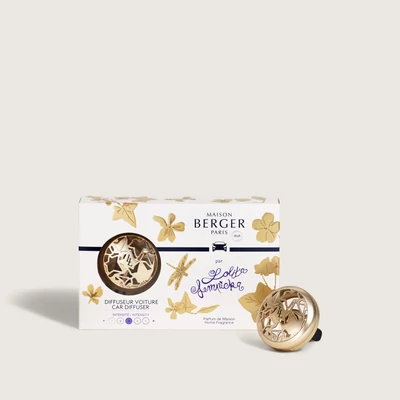 Maison Berger Paris Satin Gold - Lolita Lempicka autós illatdiffúzor szett