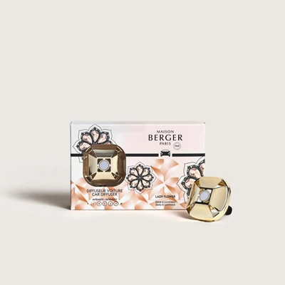 Maison Berger Paris Eternity Gold - Lady Flower autós illatdiffúzor szett