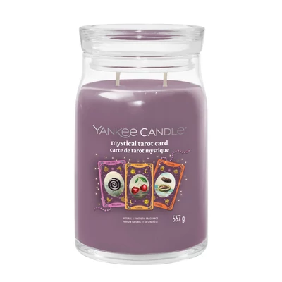 Yankee Candle® Mystical Tarot Card Signature nagy üveggyertya 567 g