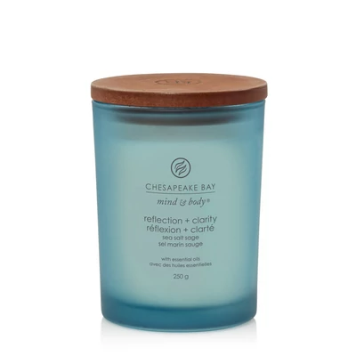 Chesapeake Bay Candle® reflection + clarity (sea salt sage) közepes üveggyertya