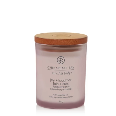 Chesapeake Bay Candle® joy + laughter (cranberry dahlia) kis üveggyertya
